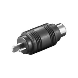 Adaptateur Audio - GOOBAY - Lot de 10 - Din Mâle - RCA Femelle - Noir