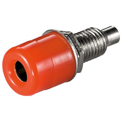 Goobay 11734 connecteur de fils Banana Rouge