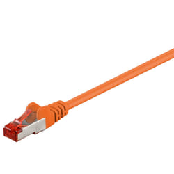 Goobay 95476 câble de réseau Orange 1 m Cat6 S/FTP (S-STP)