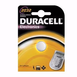 Duracell DUR033917, Batterie à usage unique, CR2032, Lithium, 3 V, 1 pièce(s), Pile bouton