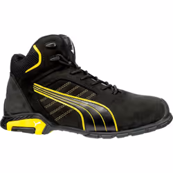 Chaussure de sécurité haute Amsterdam MID S3L FO SR - T39 - Jaune / Noir - PUMA - 632240263000039