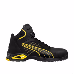Chaussure de sécurité haute Amsterdam MID S3L FO SR - T45 - Jaune / Noir - PUMA - 632240263000045