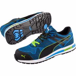 Description générale Les chaussures de sécurité BLAZE KNIT de Puma, modèle 643060, sont conçues pour allier confort, protecti ...