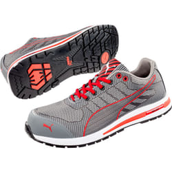 Puma - Chaussures de sécurité Xelerate Knit low S1P hro src - gris/rouge 39