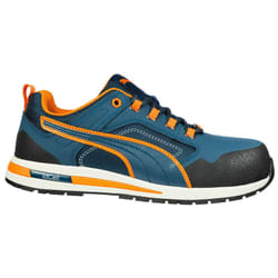 Puma - Baskets de sécurité basse crosstwist low S3 hro src bleu/orange P41 643100-T.41