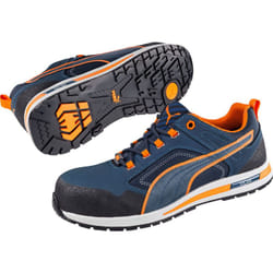 Puma - Baskets de sécurité S3 Crosstwist Low 643100 - Orange / Bleu clair - 44 - Orange / Bleu clair