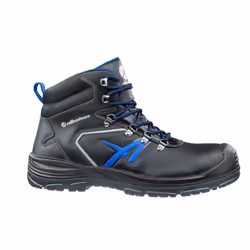 Albatros Unit Bau Mid, Mâle, Adulte, Chaussures de sécurité, Noir, Bleu, EUE, Cuir
