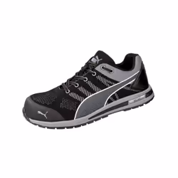 Description générale Les chaussures de sécurité Puma Elevate Knit Black Low S1P ESD HRO SRC allient confort et style avec leu ...