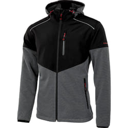 Albatros - mitchell Strickfleece - Veste softshell - noir/gris xl - 50/52