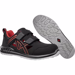 Informations techniques Capuchon de protection : Fibre de verre Couleur : noir, rouge Largeur de chaussure : 11 Matériau : Mi ...