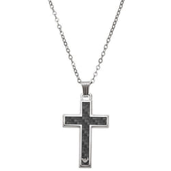Pendentif Collier - Emporio Armani - EGS1705040 - Argent - Mousqueton - Maille ancre