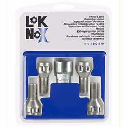 4 vis antivol 12x150 L2=26.4 - Coniques - Cle 17/19 - LOKNOX BC1179 Les écrous LOKNOX présentent le meilleur rapport qualité/ ...