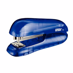 Rapid F6, 20 feuilles, Bleu, Agrafes classiques, 24/6, 26/6, ABS, Métal, 5,5 cm