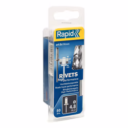 Rapid 5000389, Aluminium, Acier, Acier inoxydable, RP10 , RP40, RP60, RP100, 4,8 mm, 14 mm, 45 mm
