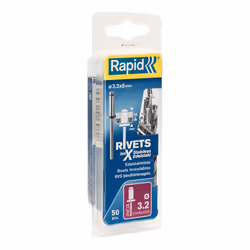 Rapid 5000393, Acier inoxydable, Acier, Acier inoxydable, RP40, RP100, 3,2 mm, 8 mm, 35 mm