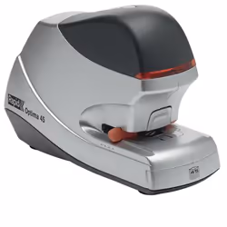 Rapid Optima 45, 45 feuilles, Devant, 2 cm, 1 cm, Métal, Plastique, Argent