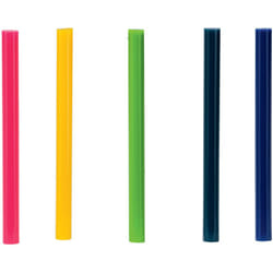 Blister 36 barres de colle ø7x90mm rouge, vert, jaune, bleu et noir. 5001426 Rapid e