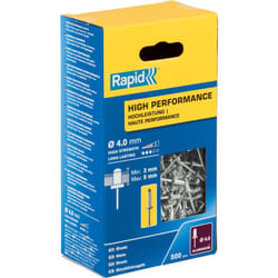 Rivets hautes performances Ø4,0 x 8mm aluminuim - Boîte de 500 - (5001432) - Rapid