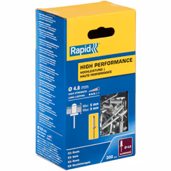 Boîte de 300 rivets ø4,8x12mm - haute performance 5001436 rapide. ces rivets en aluminium de haute qualité sont parfaits pour ...