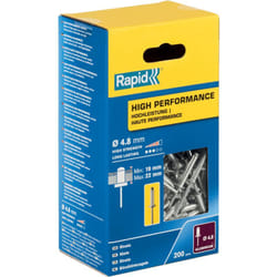 RAPID - Rivets hautes performances Ø4,8 x 25mm aluminuim - Boîte de 200 - (5001440)