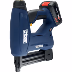 L’agrafeuse-cloueuse Rapid BTX606 permet d’assembler des meubles et planchers bois, ou installer des lambris et autres plinth ...