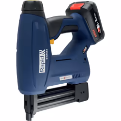 L’agrafeuse-cloueuse Rapid BTX553 peut tirer des agrafes de 8mm jusqu’à 20mm. Les agrafes fil fin Rapid n° 53 sont idéales po ...