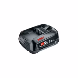 Avec une capacité de 2,5 Ah, cette batterie 18V POWER FOR ALL garantit une longue durée d'utilisation pour s'attaquer à une m ...