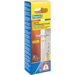 Rapid - Chevilles à Expansion Métal pour Cloison Plâtre 18-32mm Lot 10 Charge Max 40 kg - (5001551)