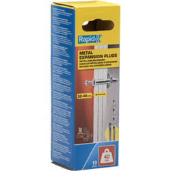 Rapid - Chevilles à Expansion Métal pour Cloison Plâtre 32-45mm Lot 10 Charge Max 40 kg - (5001552)