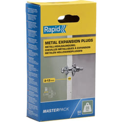 Rapid - Chevilles à Expansion Métal pour Cloison Plâtre 3-13mm Lot 50 Charge Max 25 kg - (5001560)