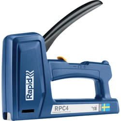 RPC4 - Agrafeuse-Cloueuse manuelle professionnelle pour agrafes et clous - 4 en 1, 4 projectiles - Agrafes n°53 / n°13 et Clous n°8 / n°9 - (5001631)