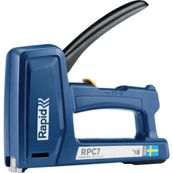 RPC7 - Agrafeuse-Cloueuse manuelle professionnelle pour agrafes et clous - 7 en 1, 7 projectiles - Agrafes n°53 / n°13 / n°140 / n°7 / n°36 et Clous