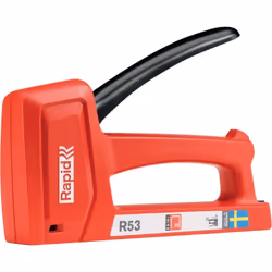 L'agrafeuse murale Rapid R53 est une agrafeuse manuelle légère et ergonomique pour le bricolage et les travaux domestiques qu ...