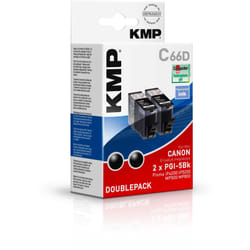 KMP C66D cartouche d'encre 2 pièce(s) Noir