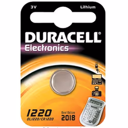 Duracell 668885, Batterie à usage unique, CR1220, Lithium, 3 V, 1 pièce(s), Ampoule
