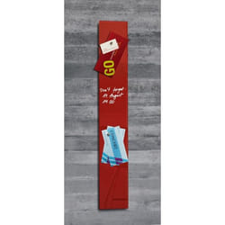 Sigel GL104 tableau magnétique & accessoires Verre Rouge