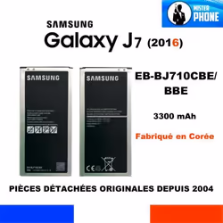 BATTERIE ORIGINALE SAMSUNG GALAXY J7 2016 EB-BJ710CBE 3300mAh OEM ORIGINE GENUINE BATTERY
