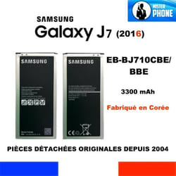 BATTERIE ORIGINALE SAMSUNG GALAXY J7 2016 EB-BJ710CBE 3300mAh OEM ORIGINE GENUINE BATTERY