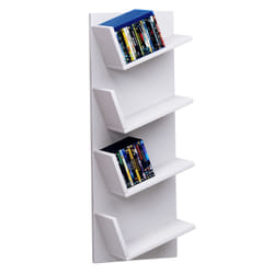 VCM Morgenthaler Lansi Étagère à échelle Mural Panneaux MDF Blanc