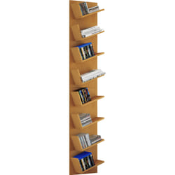 VCM Morgenthaler Lansi Maxi Étagère à échelle Mural Panneaux MDF Hêtre