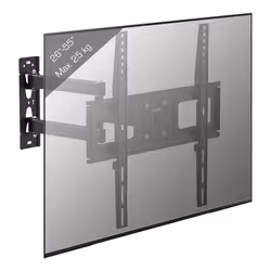 VCM Morgenthaler B-SN 400, 66 cm (26"), 139,7 cm (55"), 100 x 100 mm, 400 x 400 mm, Acier, Noir