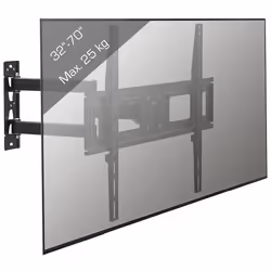VCM Morgenthaler B-SN 600, 81,3 cm (32"), 177,8 cm (70"), 100 x 100 mm, 600 x 400 mm, Acier, Noir