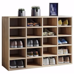 VCM Morgenthaler Hinsol L, Ouvert, Chêne, Métal, 20 étagères, Sonoma Oak, 920 mm