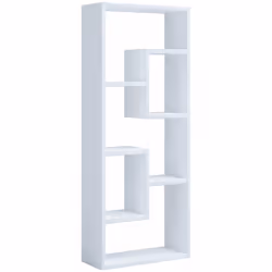 VCM Morgenthaler Vilo, Blanc, 6 étagères, 360 mm, 150 mm, 920 mm