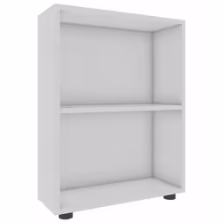 VCM Morgenthaler Bulas 2f, Blanc, 2 étagères, Bois, 550 mm, 200 mm, 740 mm