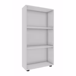 VCM Morgenthaler Bulas 3f, Blanc, 3 étagères, Bois, 490 mm, 260 mm, 1080 mm