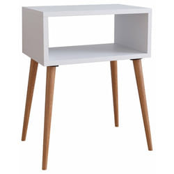 VCM Morgenthaler Singol M Table de chevet Blanc