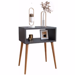 VCM Morgenthaler Singol M Table de chevet Anthracite