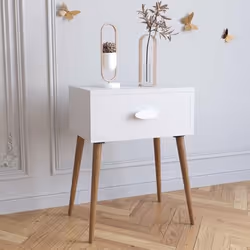 VCM Morgenthaler Singol L Table basse Forme rectangulaire 4 pieds