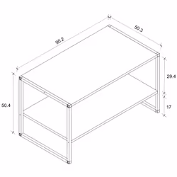 VCM Morgenthaler Insasi L Table basse Forme rectangulaire - Vue supplémentaire 4